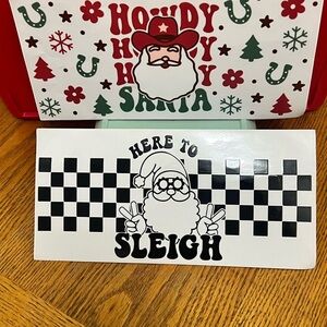 UV DTF Vinyl Cup Wraps Chirstmas- Set of 2